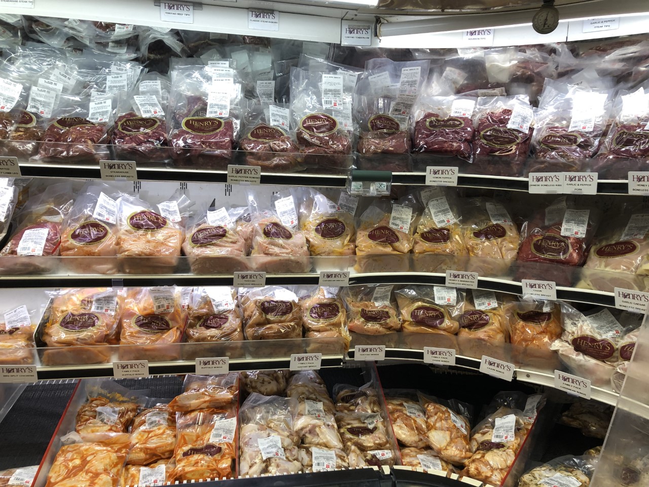 Marinated Meat Case