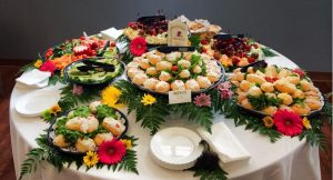 Decorated buffet