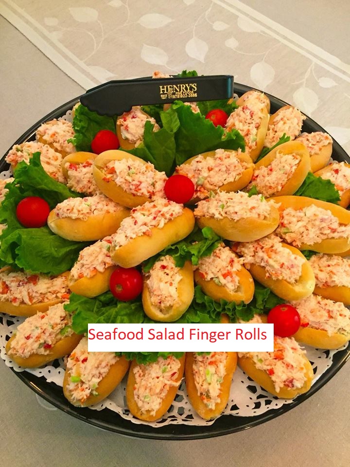 Seafood salad finger sandwiches 2